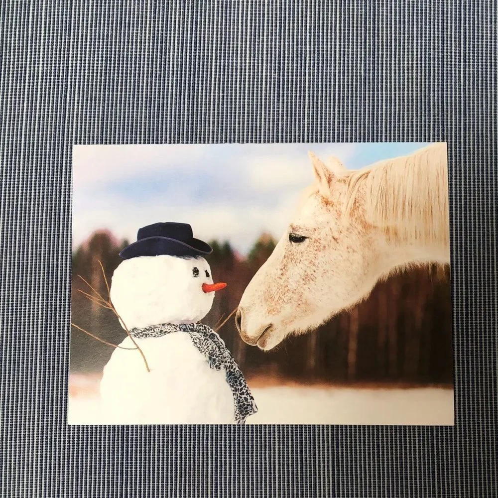 Five (5) Animal Holiday Cards